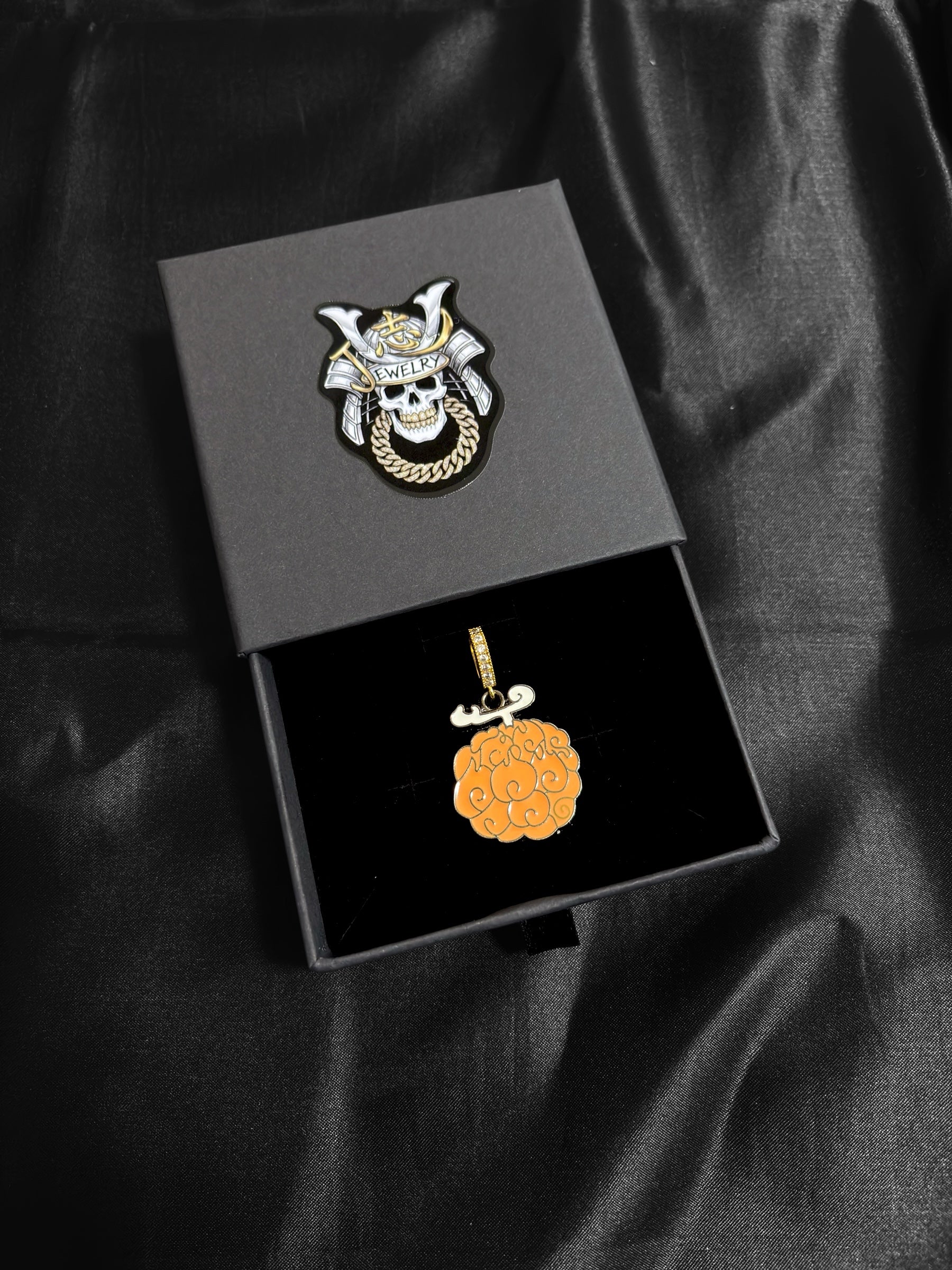 Flame-Flame Fruit PENDANT ICE NECKLACE