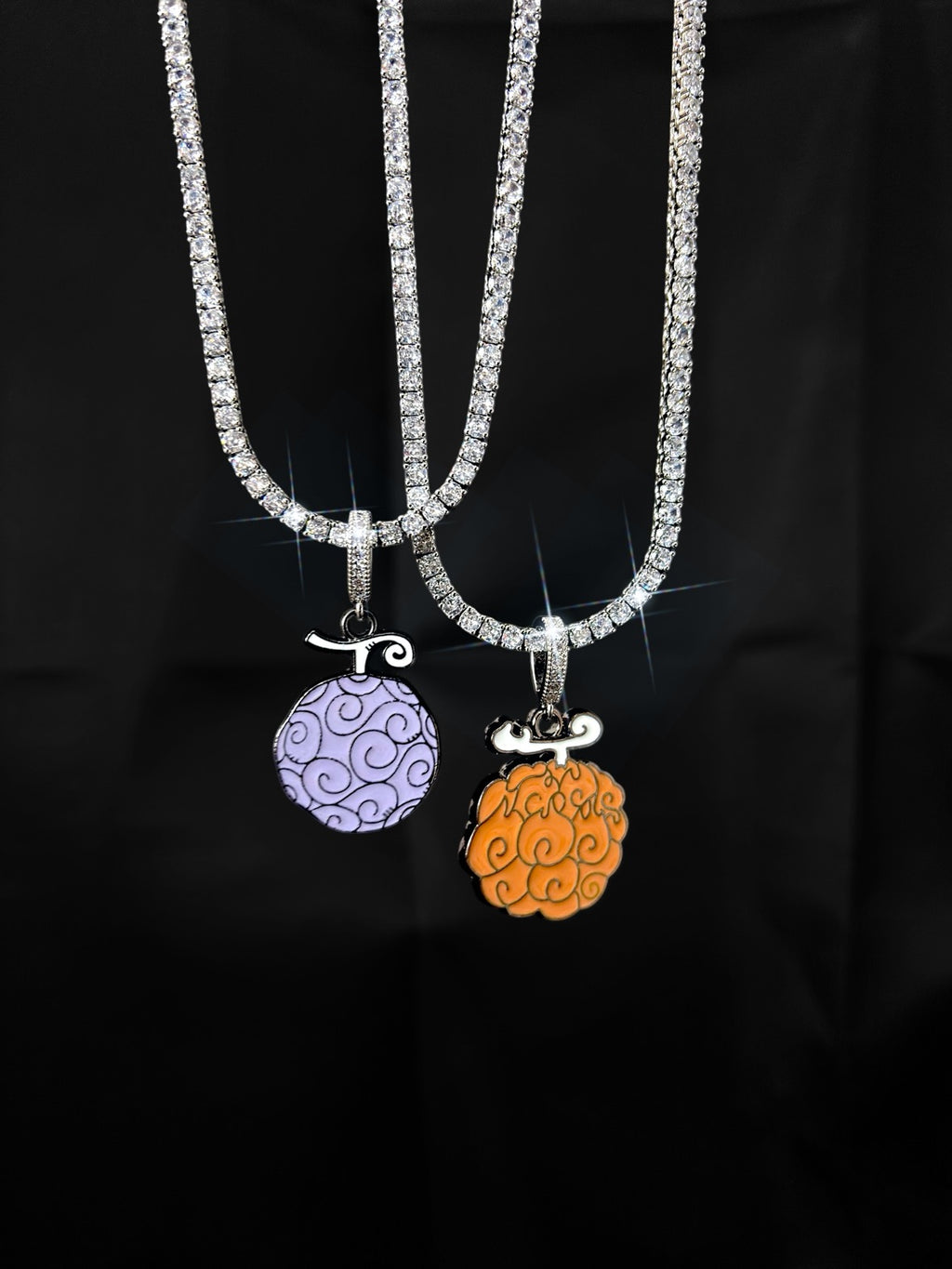 Flame-Flame Fruit PENDANT ICE NECKLACE
