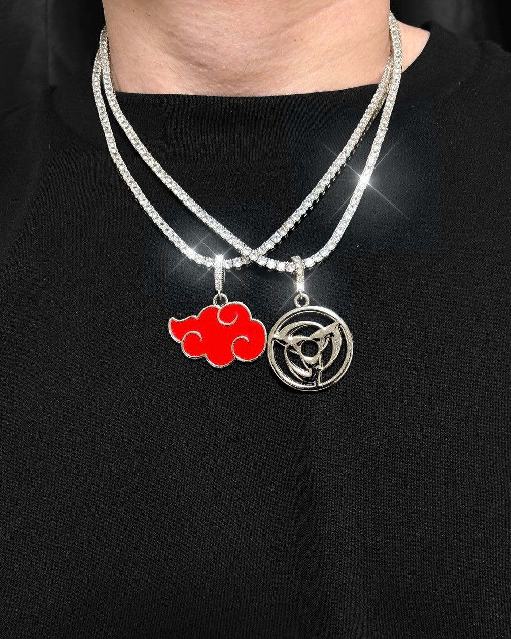SHARINGAN PENDANT ICE NECKLACE
