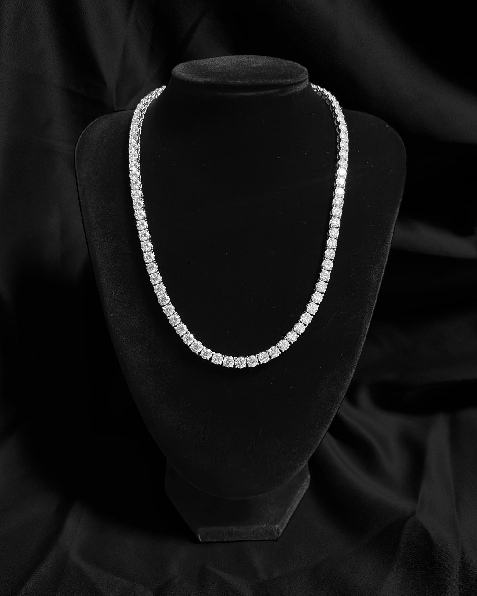 5mm S925× Moissanite  VVS1 TENNIS CHAIN NECKLACE