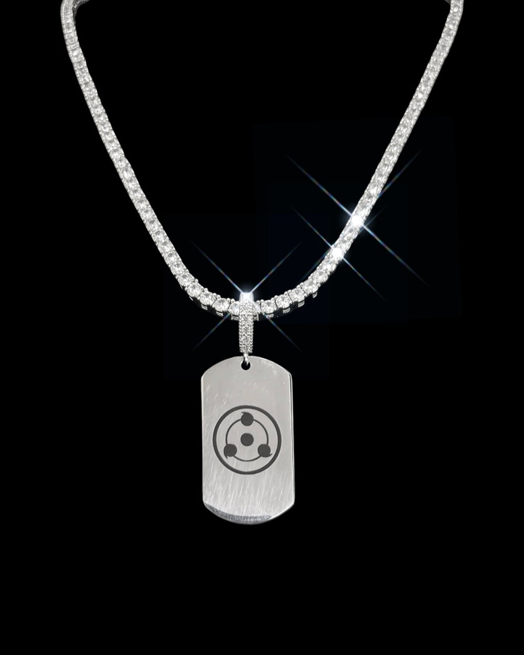 SHARINGAN PLATE PENDANT NECKLACE