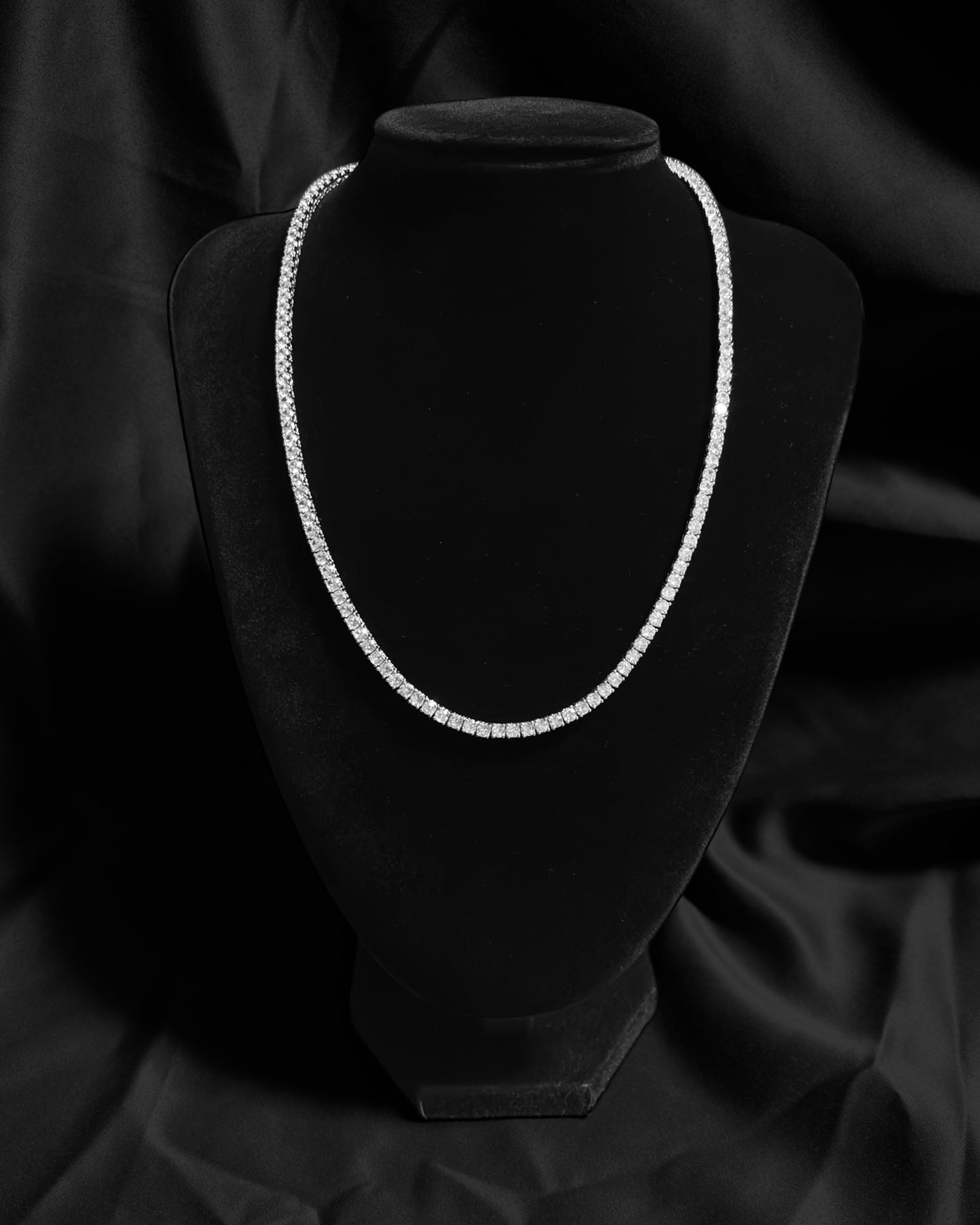 3mm S925×Moissanite VVS1 TENNIS CHAIN NECKLACE