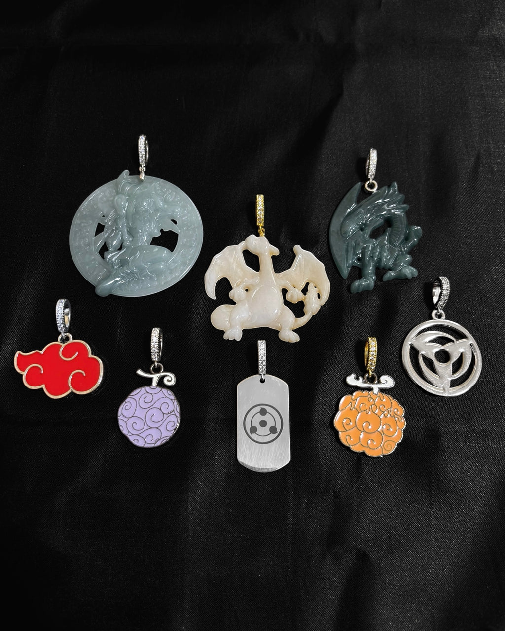 SHARINGAN PLATE PENDANT NECKLACE