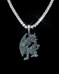 BWD JADE PENDANT ICE NECKLACE
