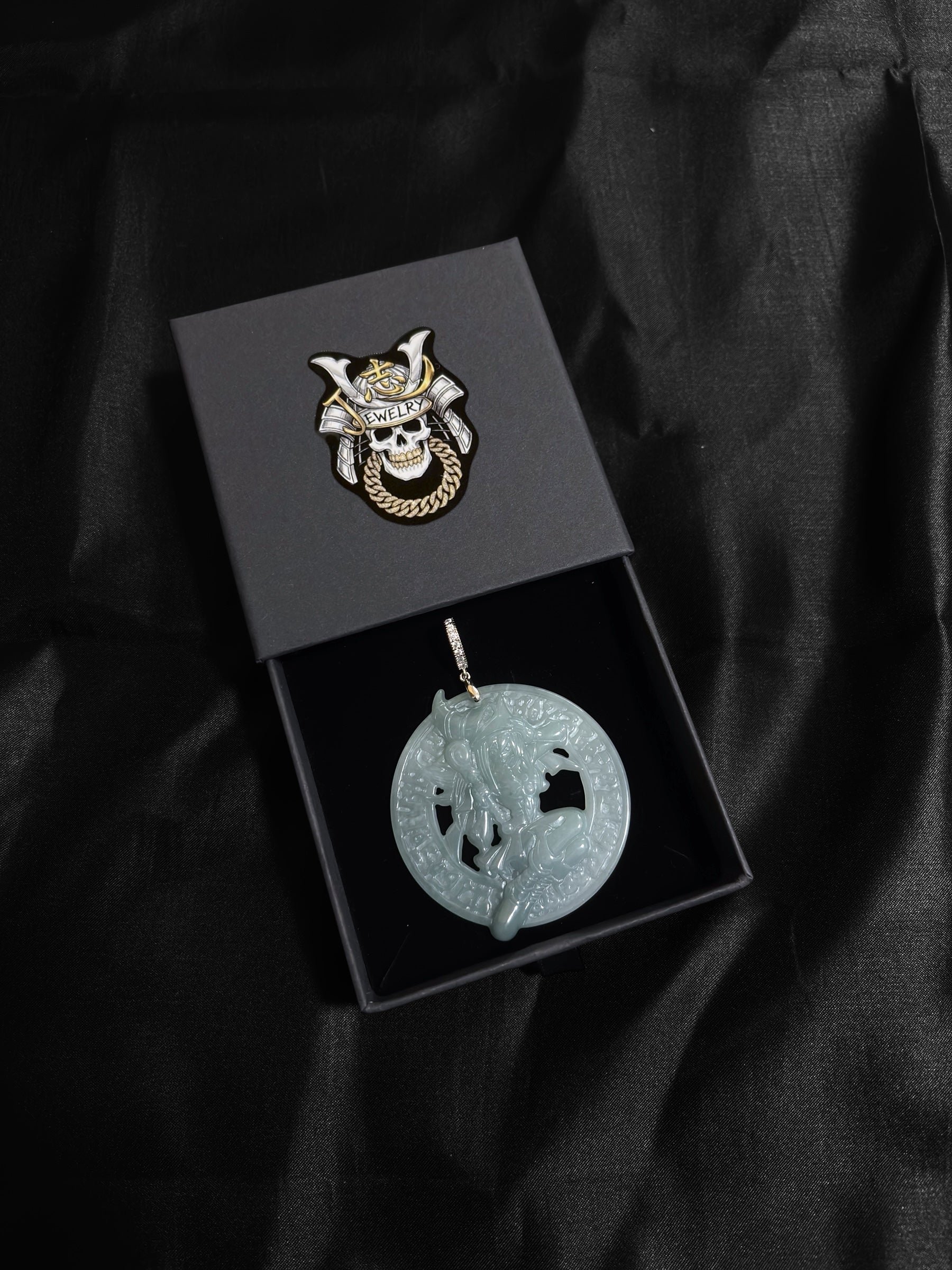 BMG JADE PENDANT ICE NECKLACE