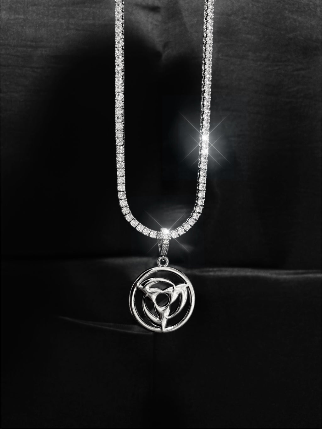 SHARINGAN PENDANT ICE NECKLACE