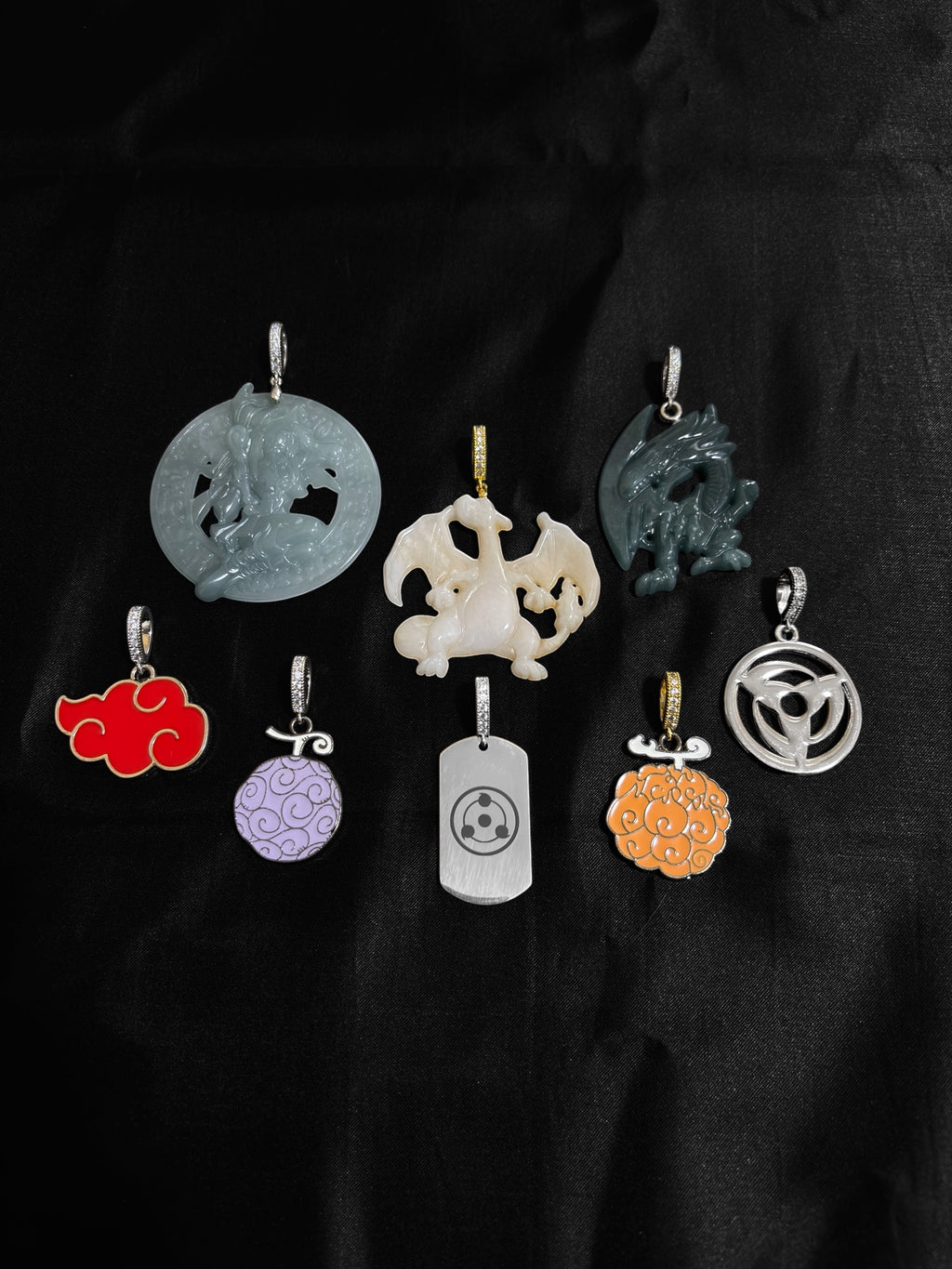 Flame-Flame Fruit PENDANT ICE NECKLACE