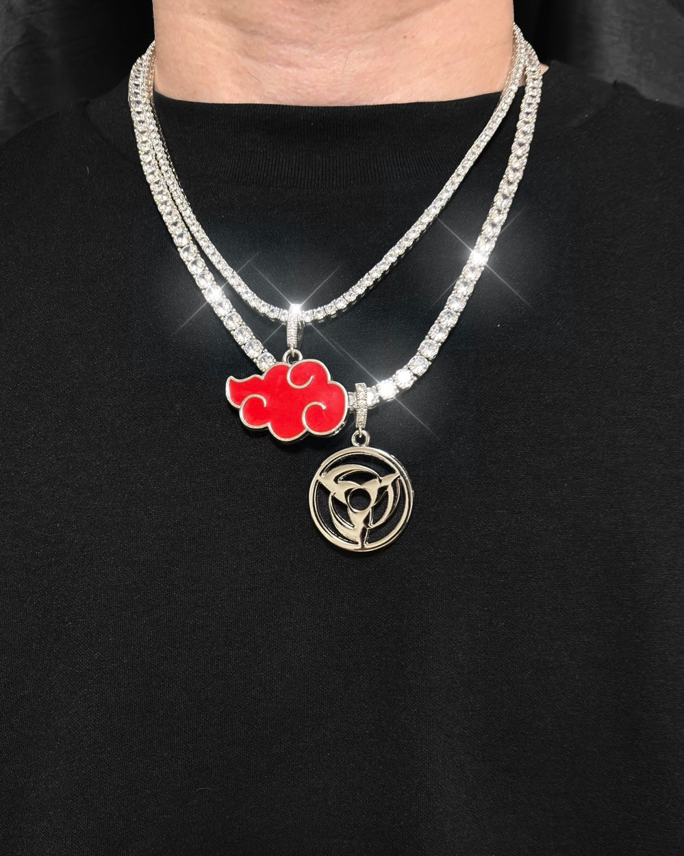 SHARINGAN PENDANT ICE NECKLACE